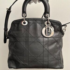 Christian Dior Medium Granville Cannage Tote